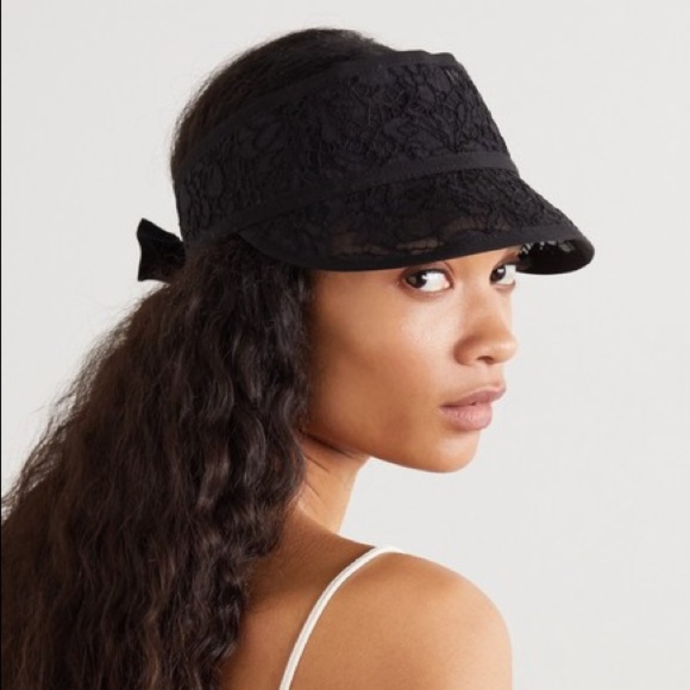 Valentino Garavani Lace Visor. Beautiful!!